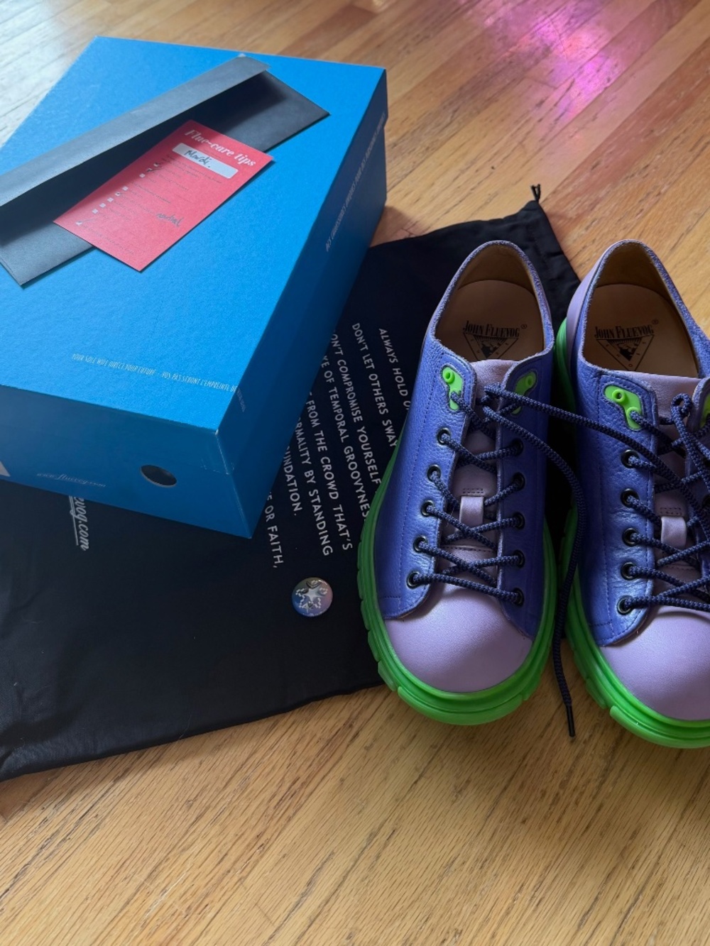 Fluevog Mardi "Hiker" Shoes - Picture 3 of 9
